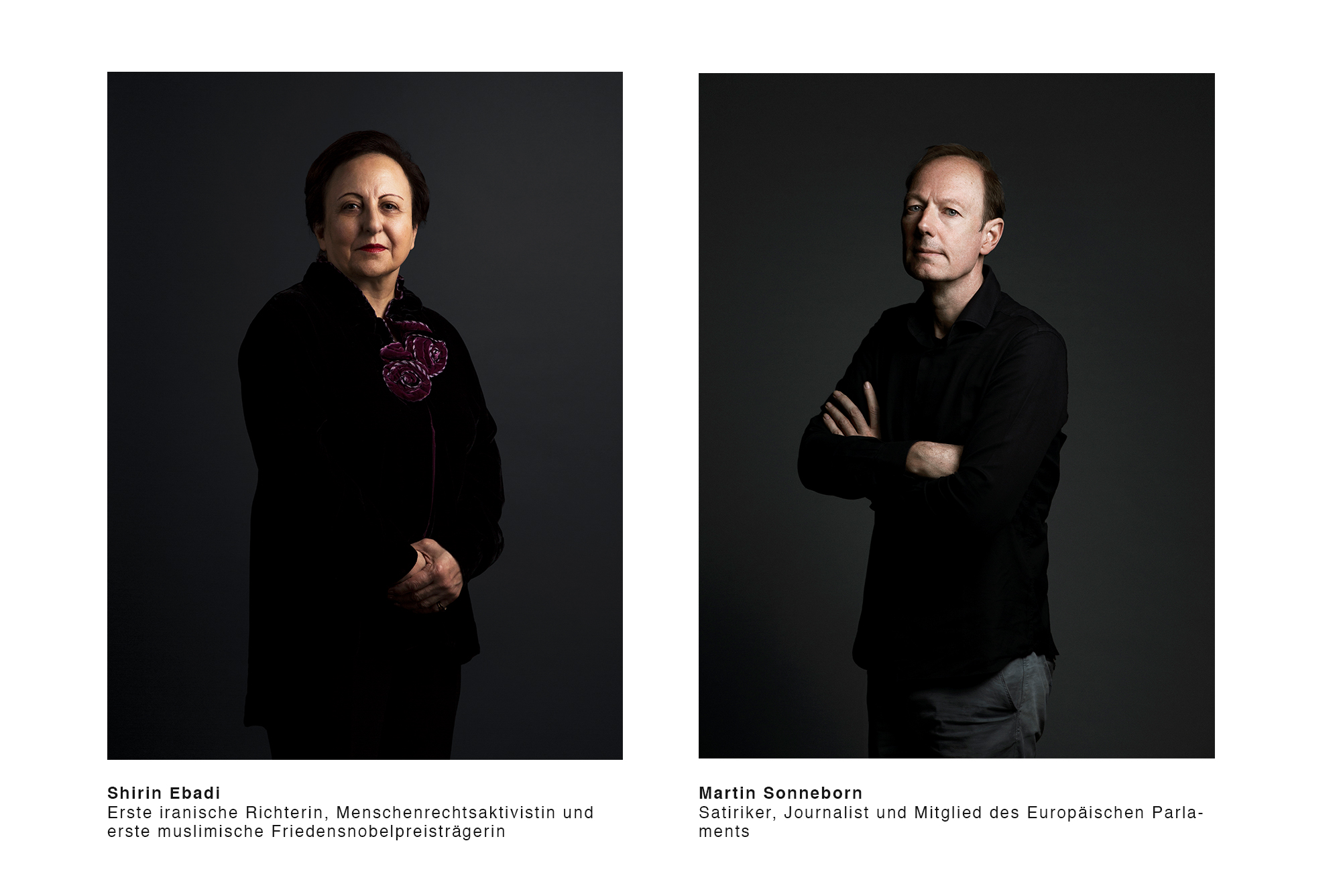 Portrait-Projekt zum Thema Rechtstaatlichkeit von Fotograf Maximilian Baier und Arian Henning
